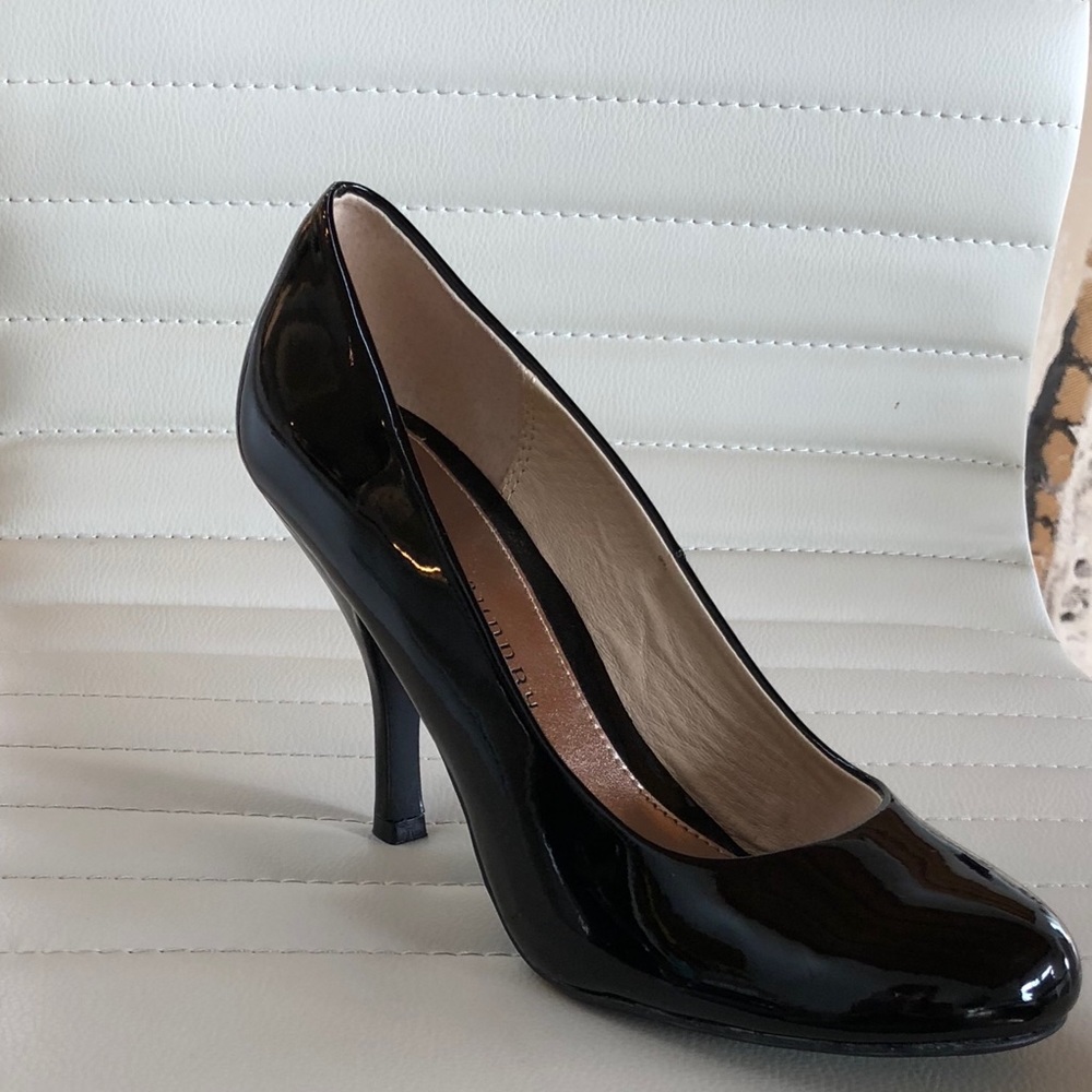 Black Patent Leather Chinese Laundry.
